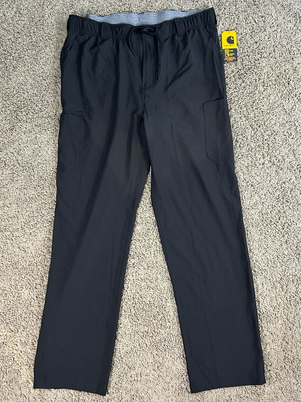 NWT Carhartt Force Mens Large Cross-Flex Modern Fit Straight Leg Scrub Pants
